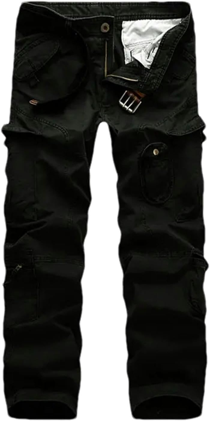 Men Autumn Top Military Cotton Cargo Pants Straight Casual Trousers for Man