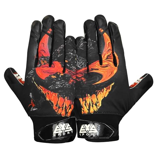 Exotic American Football Vone Gloves for Mens (Large)