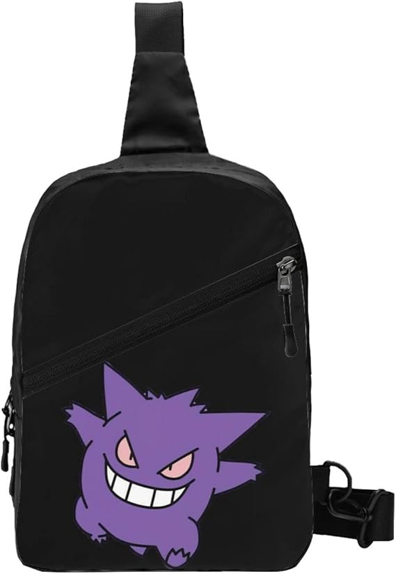 Amazon 斜め掛け ボディバッグ ゲンガー アニメ ショルダーバッグ 大容量 レディース 胸バッグボデ かわいい バッグ 軽量 メンズ 斜めがけ ワンショルダー リュック左右掛け 人気 プレゼント ボディバッグ ワンショルダー