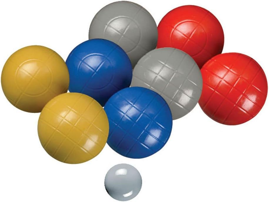 Amazon.com : Sportcraft 90MM Molded Bocce Ball In Carry Bag Play Set ...