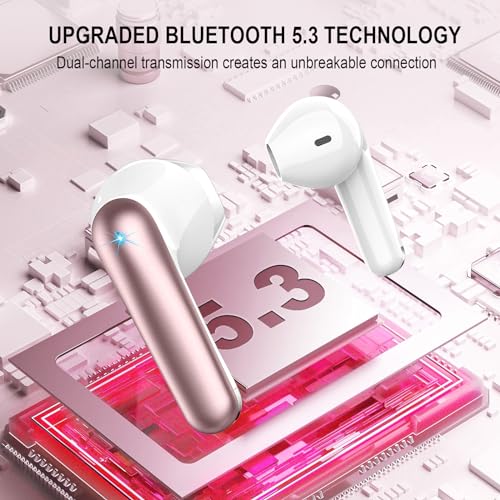 Auriculares-Inalambricos-Bluetooth-Auriculares-Bluetooth-53-48H-Estereo-HiFi-Cascos-Inalambricos-Bluetooth-con-Reduccion-de-Ruido-Comodidad-Ligera-Carga-Rapida-USB-C-oro-rosasegunda-generacion