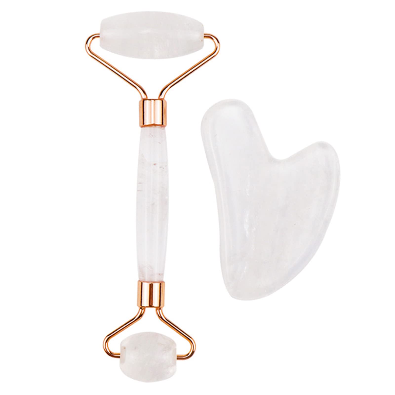 Amazon | LANDL 美顔マッサージローラー 天然石 リンパマッサージ