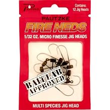 Pautzkes Fire Neds, Micro Finesse Jigs,Ultimate Trout and Multi-Species Fishing Lures