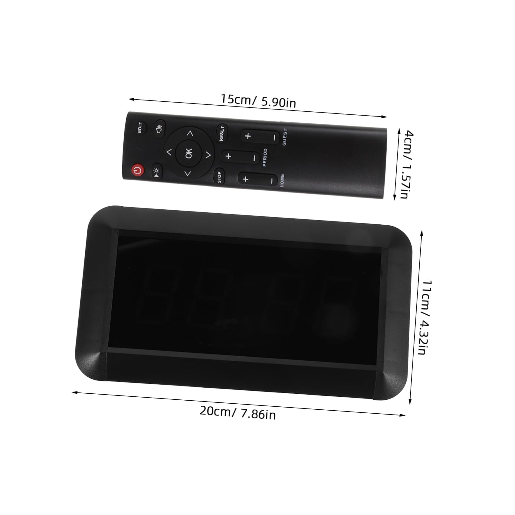 Tabellone Telecomando in Alluminio Compatta e Lega con Struttura Elettronico Portatile Alimentazione USB per Corn Hole Basket per Eventi Sportivi Indoor
