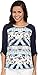 BCBGMAXAZRIA Women's Andie Printed Top with Draped Back