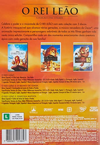 O Rei Leão - Trilogia [DVD]