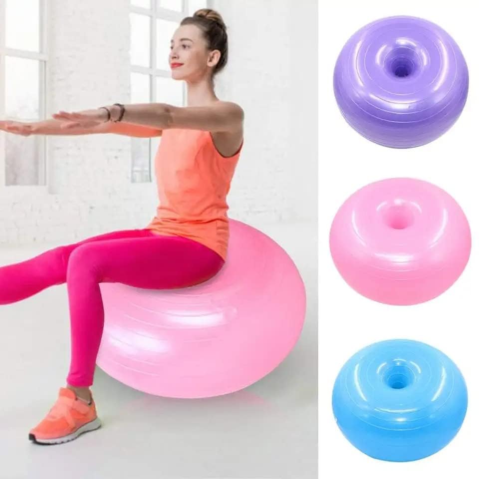 PCS Exercise Donut Gym Ball Extra Stability Gym Ball Birthing Ball Chair Ball Yoga Workout Gym Fitness Balls 30x50cm (B0D1Y3Q6MG) Amazon Price History, Amazon Price Tracker