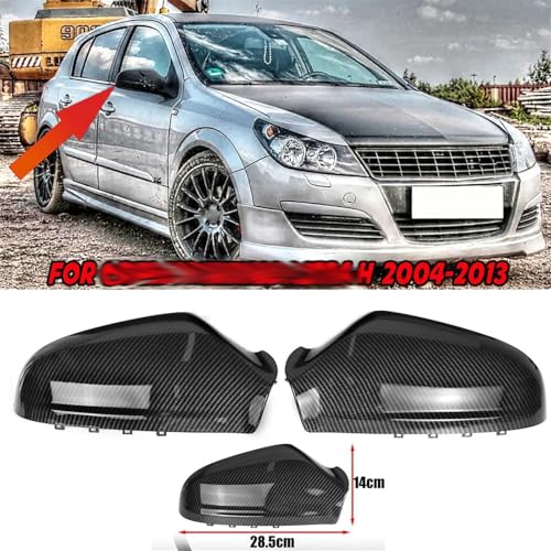 Coque rétroviseur Astra H aspect carbone pour Opel 2004-2013 finition premium - 3