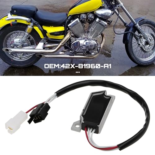 eMagTech Motorrad-Regler Gleichrichter Spannungsregler Gleichrichter Kompatibel mit Yamaha XV400/1000/1100/535/700/750 OEM 3LP-81960-00-00 42X-81960-A1-00