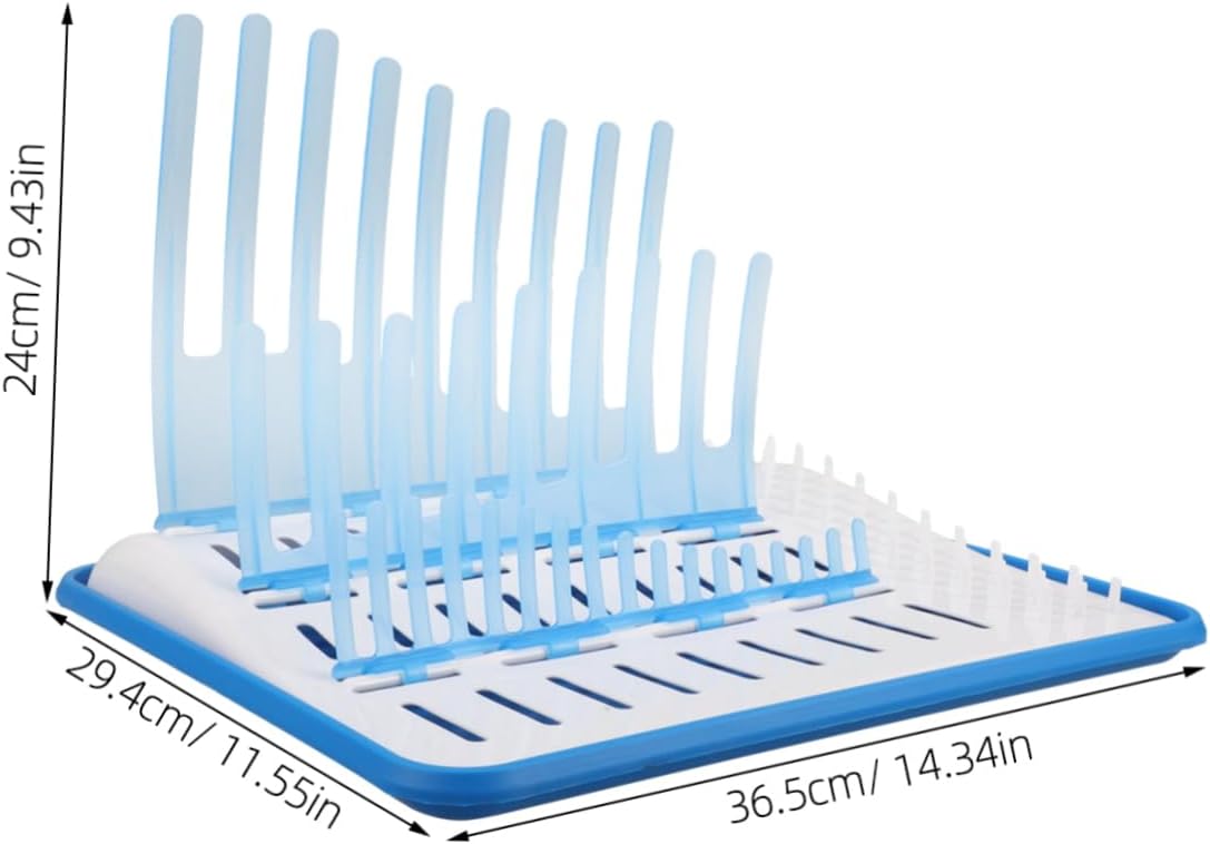 Portable Bottle Drying Rack with Drainer Tray Travel Friendly Storage for Bottles Mugs and Cups Easy to Clean and Scratch Design