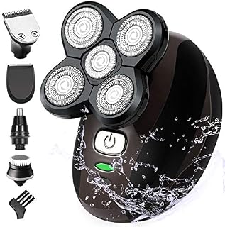 Electric Razor for Men, PaiTree 5 in 1 Head and Face Electric Rotary
