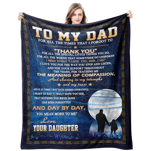 to-My-Dad-from-Daughter-Flannel-Fleece-Throw-Blanket-50x40-Grateful-Love-Birthday-Gift-Throws-Blankets-Happy-Fathers-Day-Present-for-Sofa-Super-Cozy-Lightweight-Father-Gifts-Idea to My Dad from Daughter Flannel Fleece Throw Blanket 50×40 Grateful Love Birthday Gift Throws Blankets Happy Fathers Day Present for Sofa Super Cozy Lightweight Father Gifts Idea