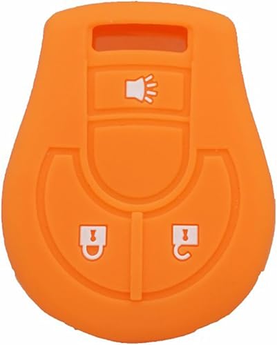 Funda para llave de coche para Nissan March Tiida Altima Armada Cube Juke Maxima Pathfinder Rogue, funda de silicona para llave de coche