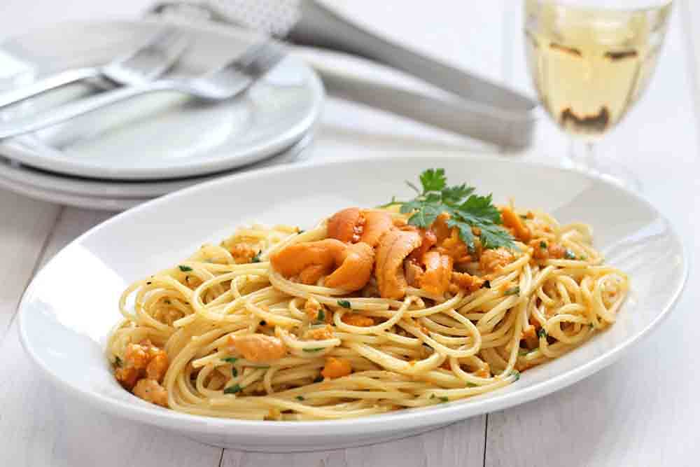 Slow Sardinia - Polpa di Riccio di Mare, 110g, Prodotto Tipico Sardo, Ideale per Spaghetti e Crostini, Ottima con Vermentino di Sardegna, Uova di Pesce, 2 Confezioni da 55 g