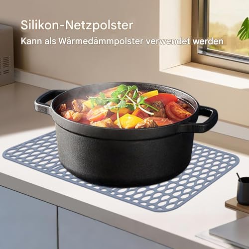 Alfombrilla de silicona para ollas calientes y platos: protege tu cocina con estilo 4