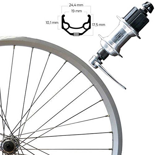 RIGIDA Hinterrad 28" CS-9-SS ZAC19 RM30 Schnellspanner Fahrrad | Bike Silber Cover