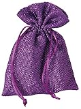 Glitzersäckchen klein lila