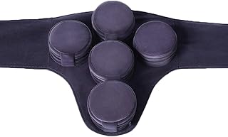 Healifty Smokeless Moxa Box Moxibustion Burner Clothes Moxa Vest Set for Wild Moxibustion Shoulder Back Without Copper Box