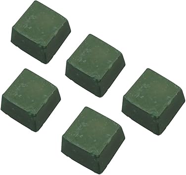 5 PCS - Green Chromium Oxide Compound Bar Micron Compounds 31mm 1 5/16" x 28mm 11" x 19mm 3/4"
