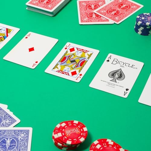 Bicycle Vintage Great Mogul Rider Back Playing Cards 4 Pack - Bundle with 4 Air Cushioned Playing Card Decks in Collectable Box Playing Cards Bulk image 5