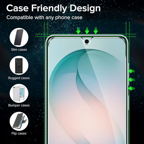 ivoler für Samsung Galaxy S26 Panzer Schutz Glas, mit Einfache Installationswerkzeug, 9H Härte Schutzfolie, HD-Klar, Kratzfest, Anti-Bläschen, Anti-Fingerabdruck, Kompatibel mit Hülle, 3 Stück 5
