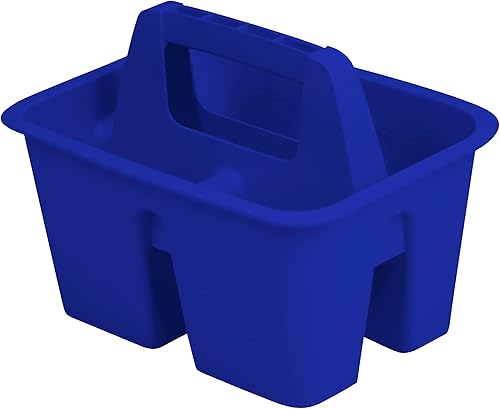 Miniatura 4 de Storex Mini organizador de aula multiusos con asa, azul, paquete de 12 (01062U12C)