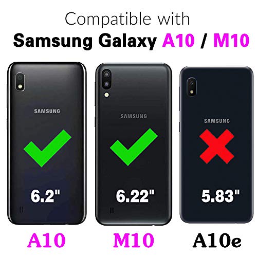 Asuwish Wallet Case for Samsung Galaxy A10 and M10 #TOP16