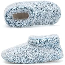 Cozylook Fuzzy Slippers for Women Indoor Soft Sole Slipper Socks with Non Slip Grippers Warm Fluffy