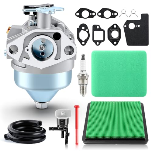 GCV190 HRX217 Carburetor Compatible with Honda GCV 190 GCV190A GCV190LA Engine HRX 217 HRB217 HRX217K1 HRX217K2 Lawn Mower Parts with Air Filter Tune Up Kits