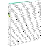 Avery + Amy Tangerine Designer Collection Binder, 1' Round Rings, 175-Sheet Capacity, Find Inspiration (28321)