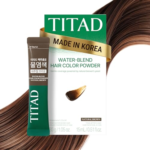 Natural Brown Hair Color - TITAD Non-Toxic Korean