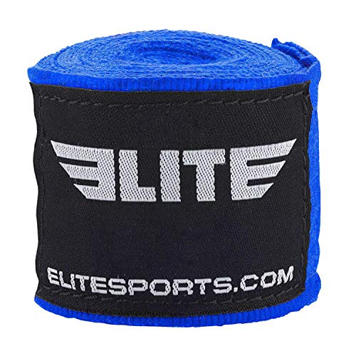 Elite Sports Boxing Hand Wraps for Kickboxing, Muay Thai, MMA Professional 180 inch handwraps for Men & Women
