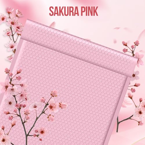 Image of Fuxury 12x15 Bubble Mailers 40 Pack Light Pink Padded Envelopes Large Shipping Envelopes for Clothing, Books, Gifts, Self Seal Waterproof Opaque Thick Mailers for Small Business