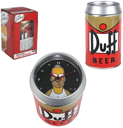 Despertador con forma de lata de cerveza Duff (Los Simpson)