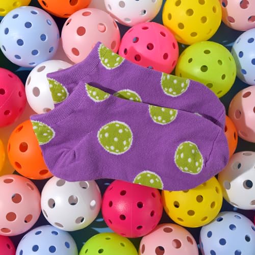 Women’s Tennis & Pickleball Ankle Socks – Fun & Colorful Socks for Players – Great Gifts for Players & Coaches4