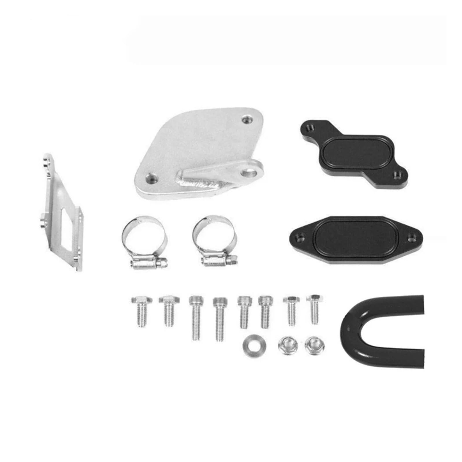 EGR Valve EGR Cooler Valve Kit for Chevy 2007 2008 2009 2010 EGR Valve Kit Billet Intake Plate for GMC for GM 6.6L 6.6 for Duramax for LMM Exhaust Gas Recirculation