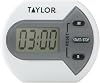 Taylor Precision Products 5806 Digital Timer, Plastic, White/Gray