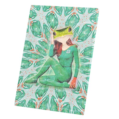 Poster grenouille de l'espace vintage toile imprimée art psychédélique