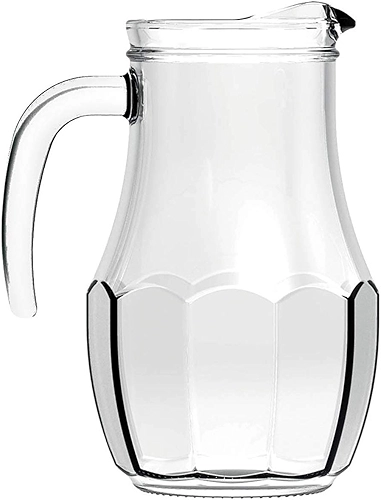 Sempre Jarra em Vidro Tango com Alça, Transparente, 1.5 l