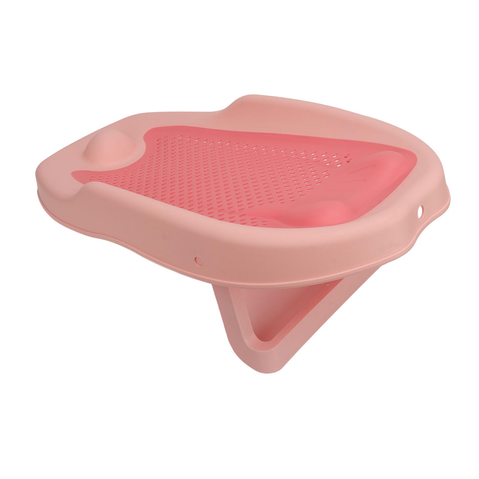 Supporto per Bagnetto, Supporto per Vasca da Bagno Pieghevole in Plastica Antiscivolo per Bagno per Neonati (PINK)