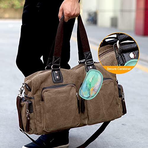 Fintie Sunglasses Case With Carabiner, Hard Shell Shockproof Sport Glasses Case Travel Zipper Eyeglasses Case, Emerald Marble #TOP5