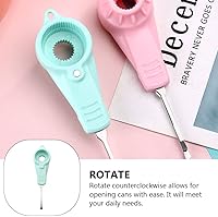 Vista 3 de Hemoton Herramienta de tapas magnéticas, levantadores de tapa de yogur, abridor de botellas de cocina, diseño de ahorro de espacio