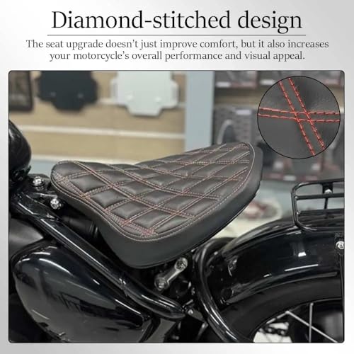 Asiento individual delantero para motocicleta Bonneville Bobber 2017 a 2025 6