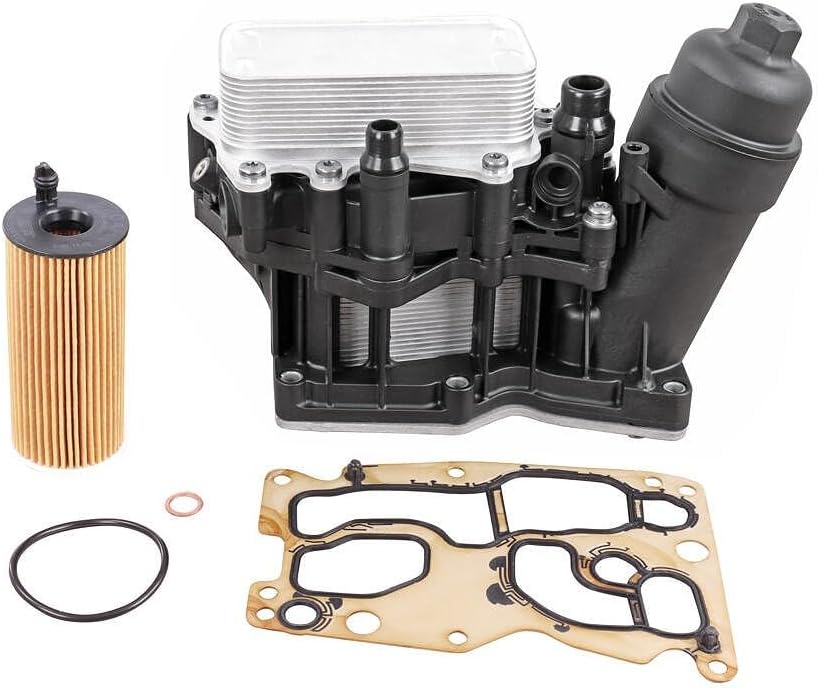 Oil Cooler Oil Filter Housing Thermostat Suitable for BMW F10 F20 F30 F15 F25 X3 X5 N47N N47S1