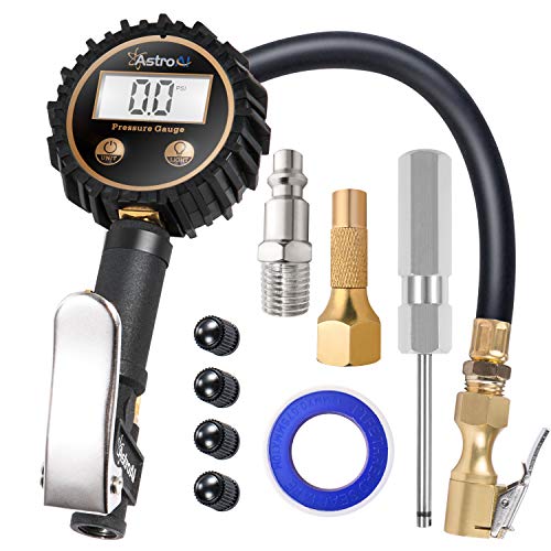 AstroAI ATG250 Digital Tire Inflator with Pressure Gauge, 250 PSI Air Chuck