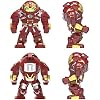 Iron and War Super Hero Action Figures 2 Pack Easy to Assemble Kits with Movable Parts