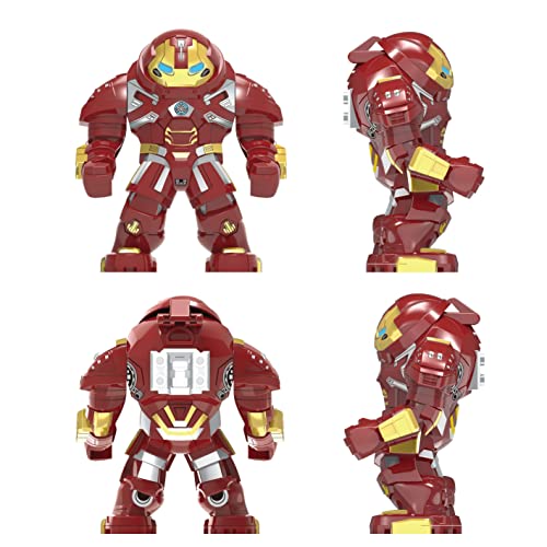 Iron & War Super Hero Action Figures 2-Pack Set For Boys, Girls, Cake Toppers #TOP3