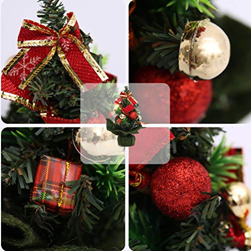 Árvore de Natal Artificial Amosfun com Arcos de Pinhas Descanso de Árvore de Natal Presente para o N