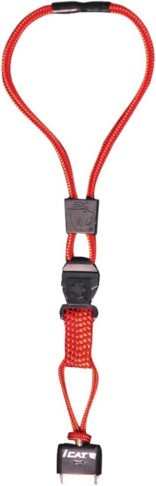 11017Cp-C102 Wrist It Wrist Lanyard with Detachable Buckle - Holder - Retail Packaging - Orange/Red