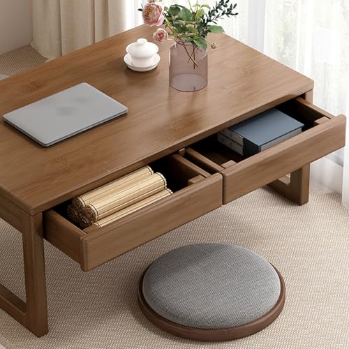 Table basse en bois tatami avec tiroir et table à thé basse de style japonais - 4